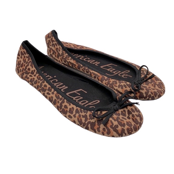 American Eagle Outfitters Shoes - American Eagle Leopard Flats Size 11